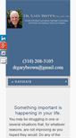 Mobile Screenshot of drgarybrowntherapy.com